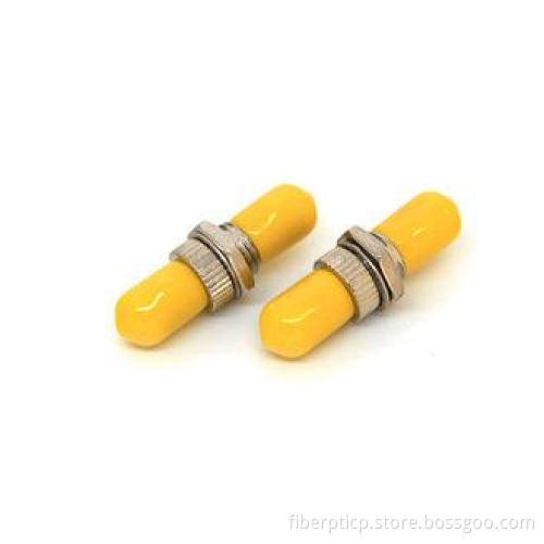 ST Simplex Optical Fiber Adaptor Singlemode / Multimode wit